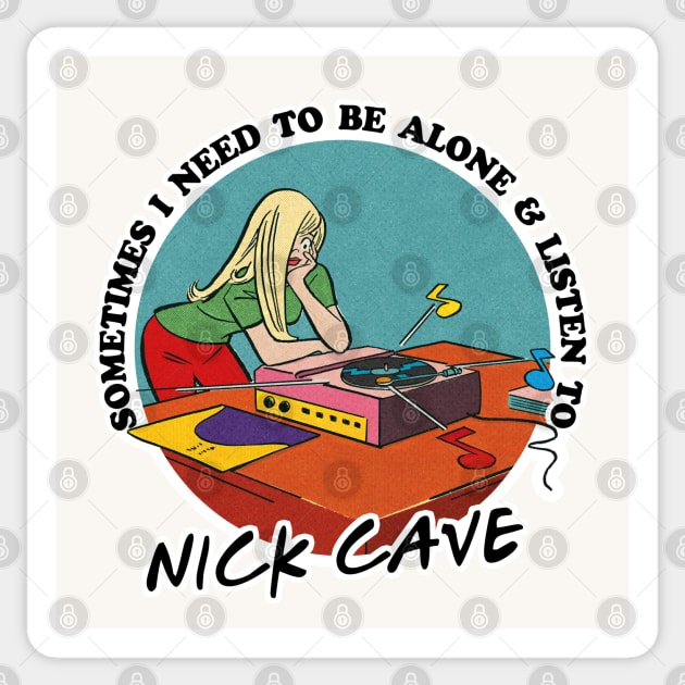 Nick Cave Obsessive Fan Gift Sticker by DankFutura